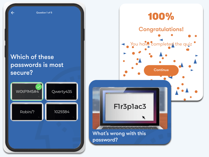 Evaluate learners' knowledge using micro quizzes right from their smartphones.