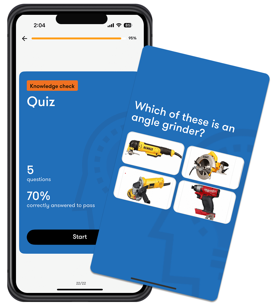 TalentCards is the best mobile training app for teams on the go.
